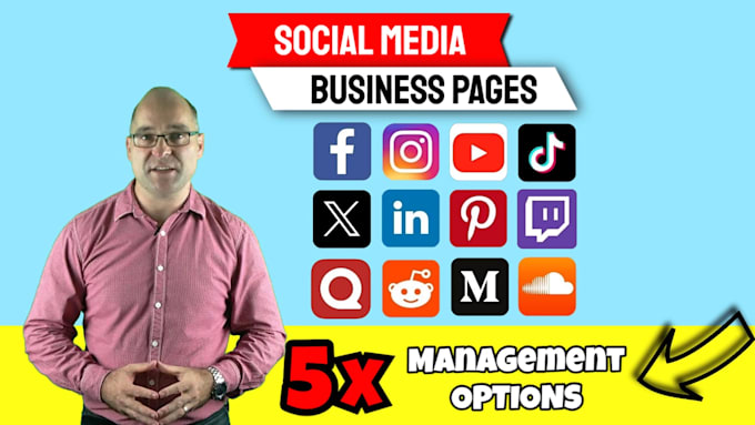 I will create social media business pages