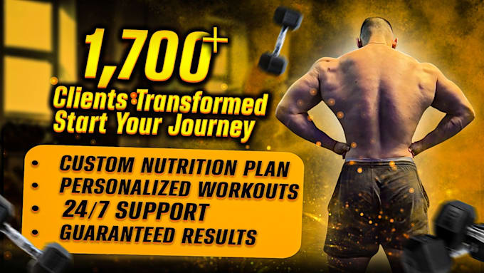 I will be your online personal trainer and nutritionist expert