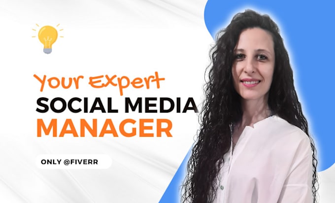 I will be your social media marketing manager and content creator