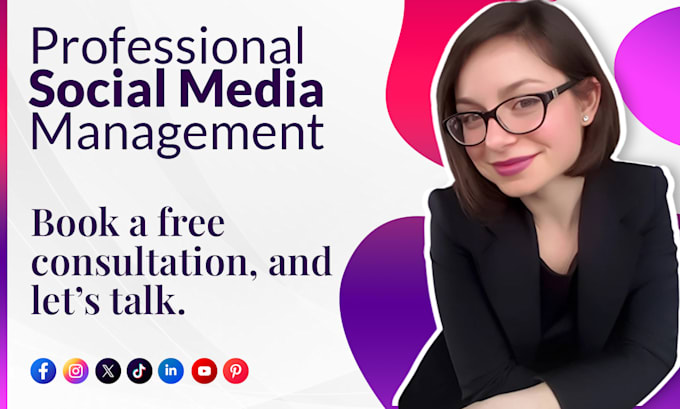 I will be your social media marketing manager and content creator
