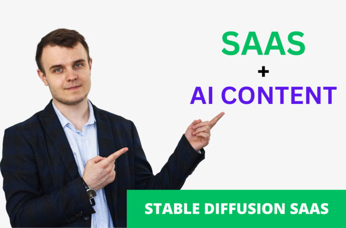 I will build stable diffusion ai saas app
