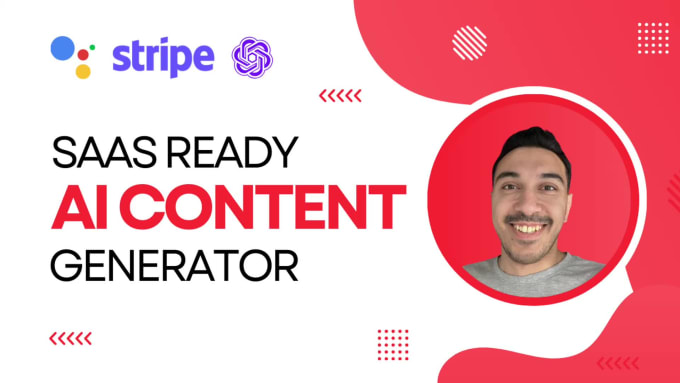 I will create your saas ai content generator platform
