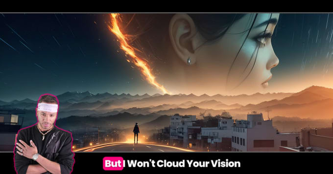 I will create 4k award winning cinematic ai music video in your style