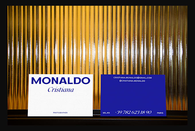 I will create luxury business card for you