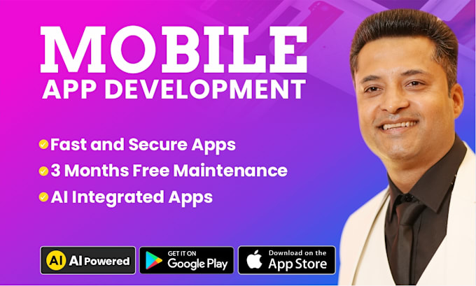 I will do mobile app development ios app development as ios and android app developer
