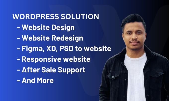 I will do professional, responsive wordpress website design and development