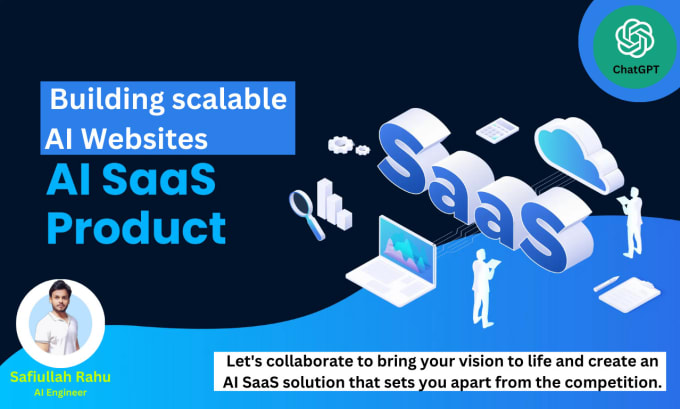 I will develop complete ai saas full stack website