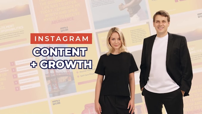 I will create instagram content and grow your account