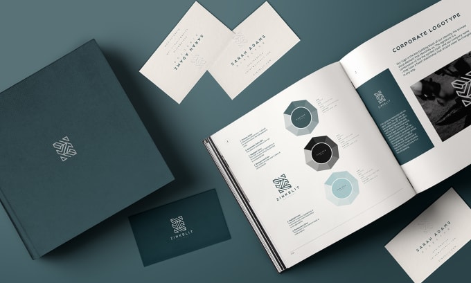 I will design your logo plus brand guideline