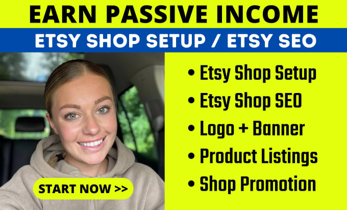 I will do etsy shop setup with etsy product etsy listing etsy digital product, etsy SEO