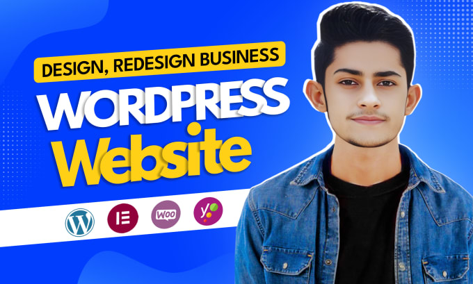 I will create SEO optimized business wordpress website