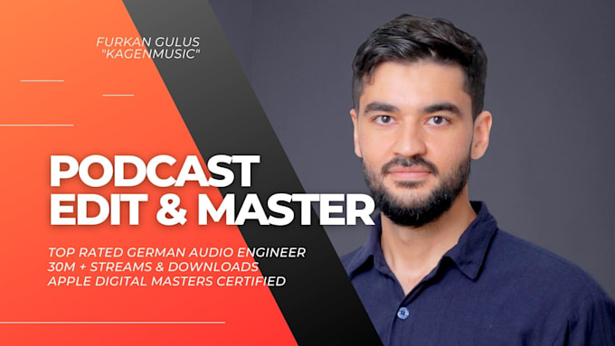I will edit and master your podcast as award winning podcast editor