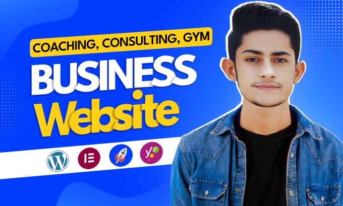 I will build life coaching, author, consulting, fitness, yoga, gym booking website
