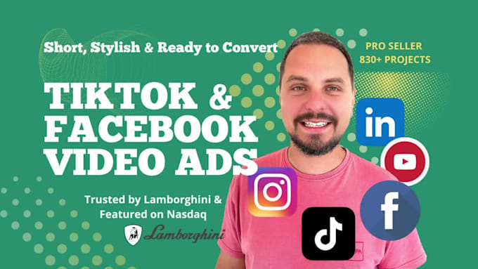 I will create a short video ad for facebook, tiktok, or instagram