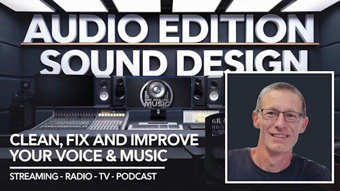 I will professionally edit clean enhance repair fix restore audio video music podcast