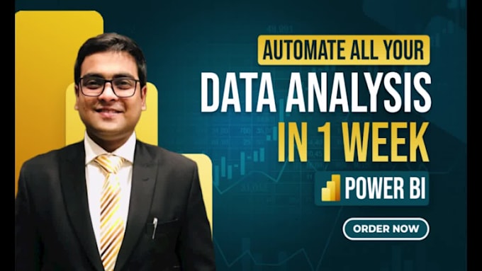 I will automate your data analysis with power bi