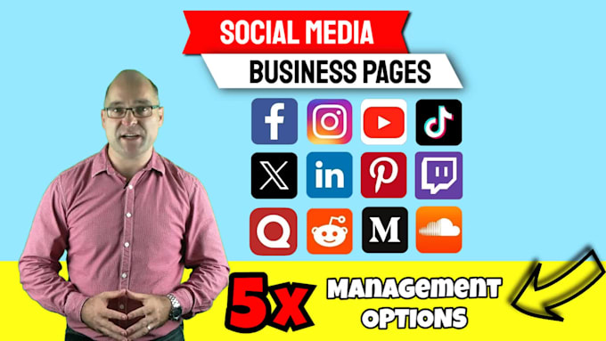 I will create social media business pages