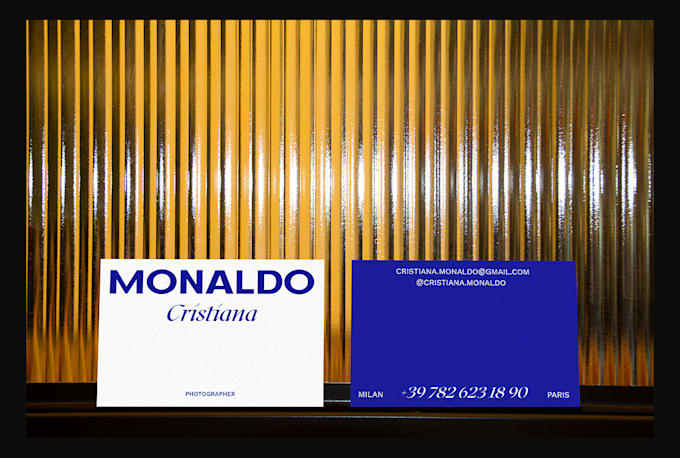 I will create luxury business card for you