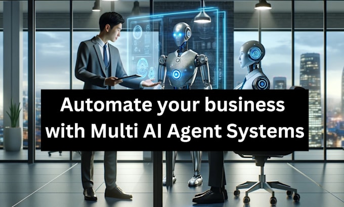 I will create multi ai agent system to automate your business tasks with ai crew