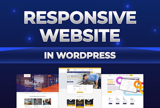 I will do responsive wordpress website development using elementor pro