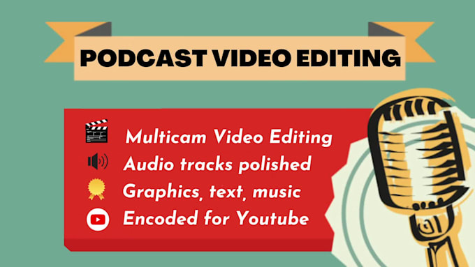 I will edit your podcast video and audio in 48 hours