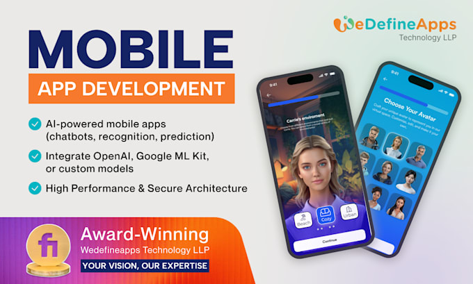 Our agency will ios and android mobile app development
