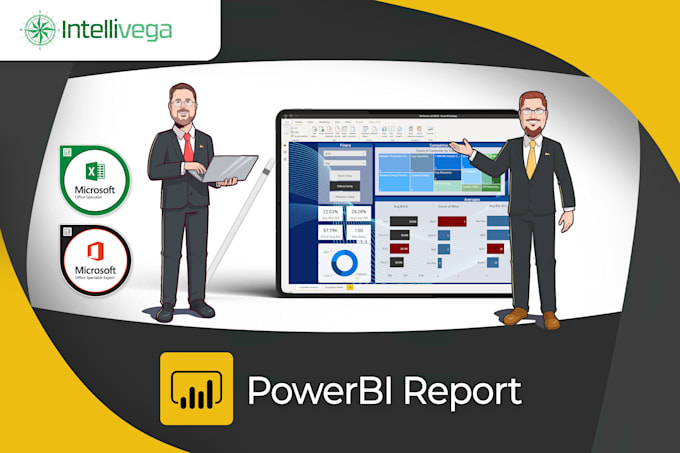 I will create your powerbi dashboard and reports