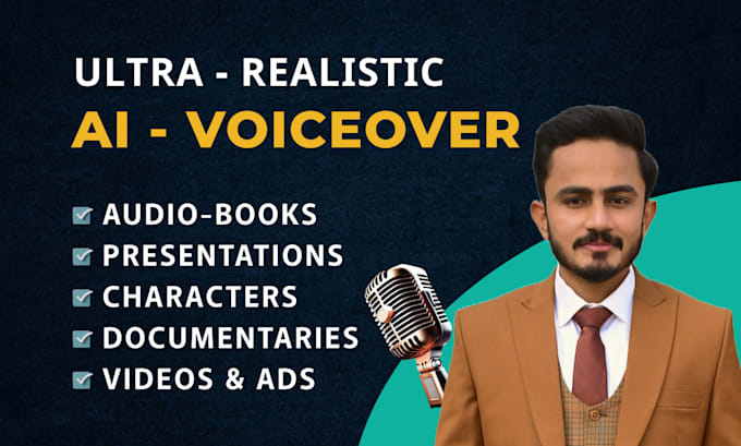 I will do human like male and female ai voice over