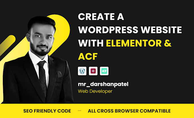 I will create wordpress website with elementor and acf or elementor pro