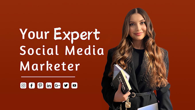 I will be your social media marketing manager and content designer
