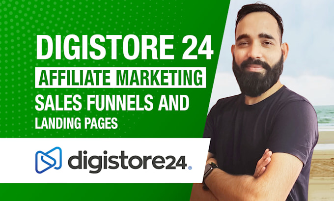I will build digistore24 affiliate marketing sales funnel and landing page