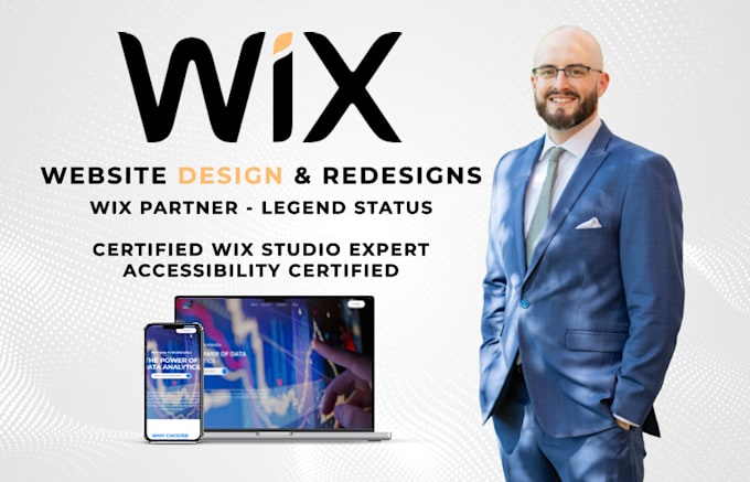 I will design beautiful wix studio websites with unlimited revisions