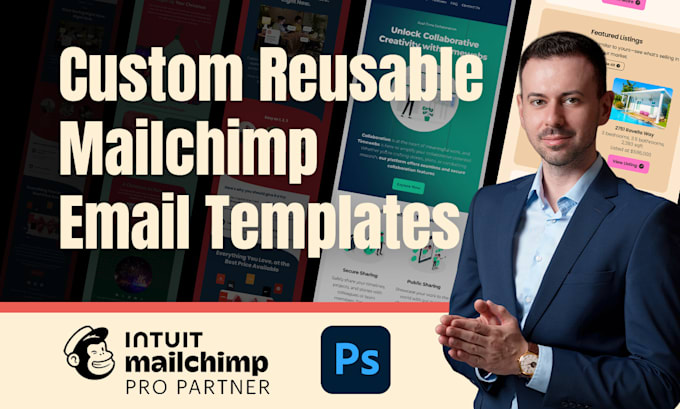 I will create a custom mailchimp email template design