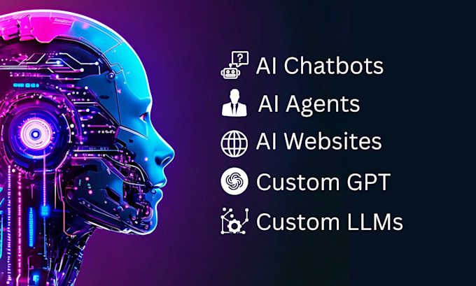I will develop ai chatbots, ai agents, ai websites, and custom gpt apps