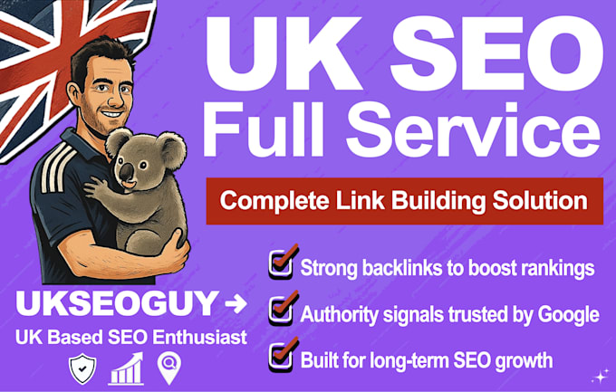 I will provide proven full uk seo service link building citations