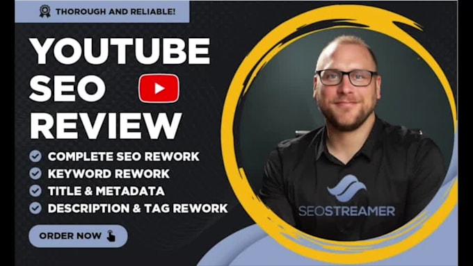 I will optimize the SEO for your youtube channel and videos